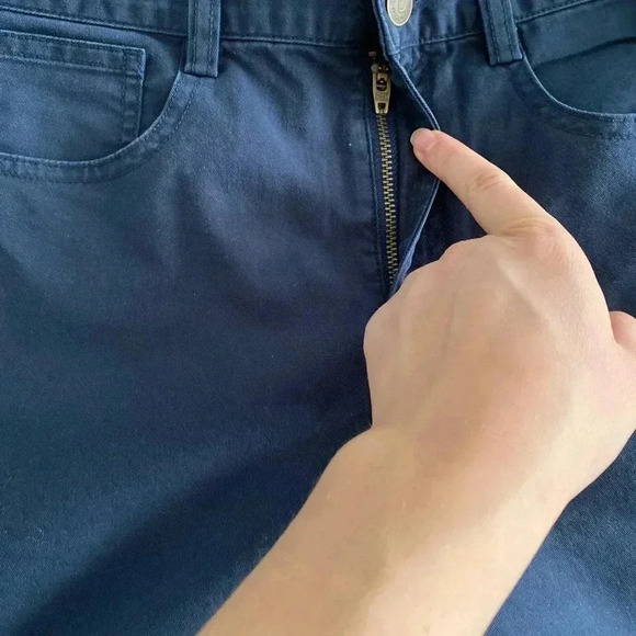 Vineyard Vines Boys Classic Navy Blue Pants Adjustable Waist Size 14 - Picture 3 of 9